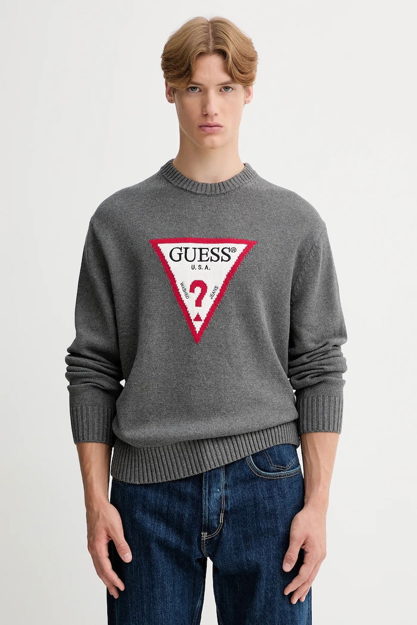 Guess Jeans pulover de bumbac