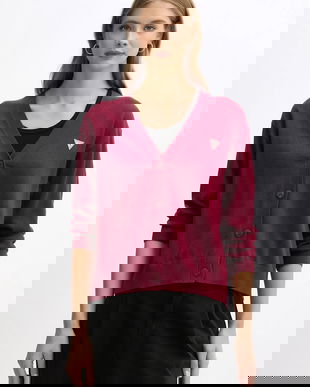 Guess Jeans cardigan din amestec de lână