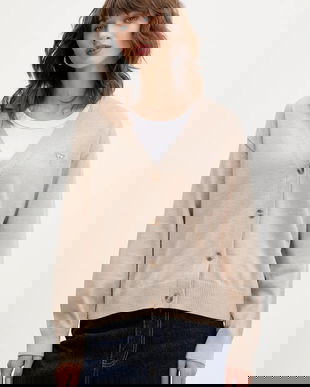 Guess Jeans cardigan din amestec de lână