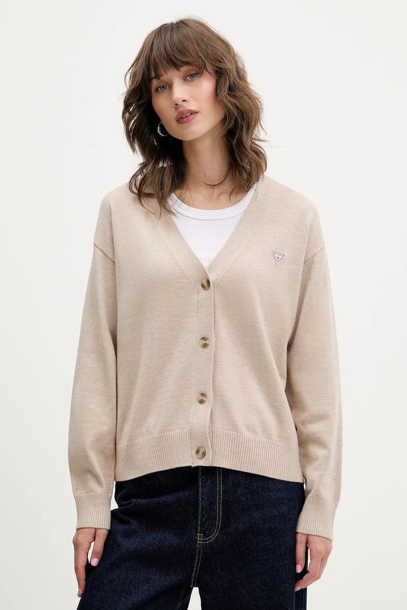 Guess Jeans cardigan din amestec de lână