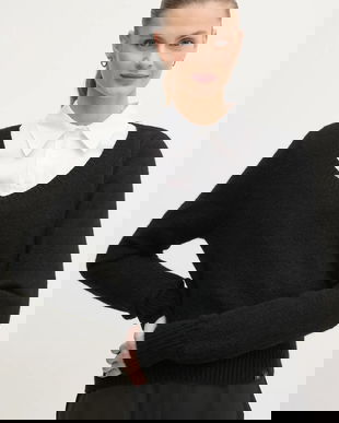 Calvin Klein Jeans pulover din amestec de lana