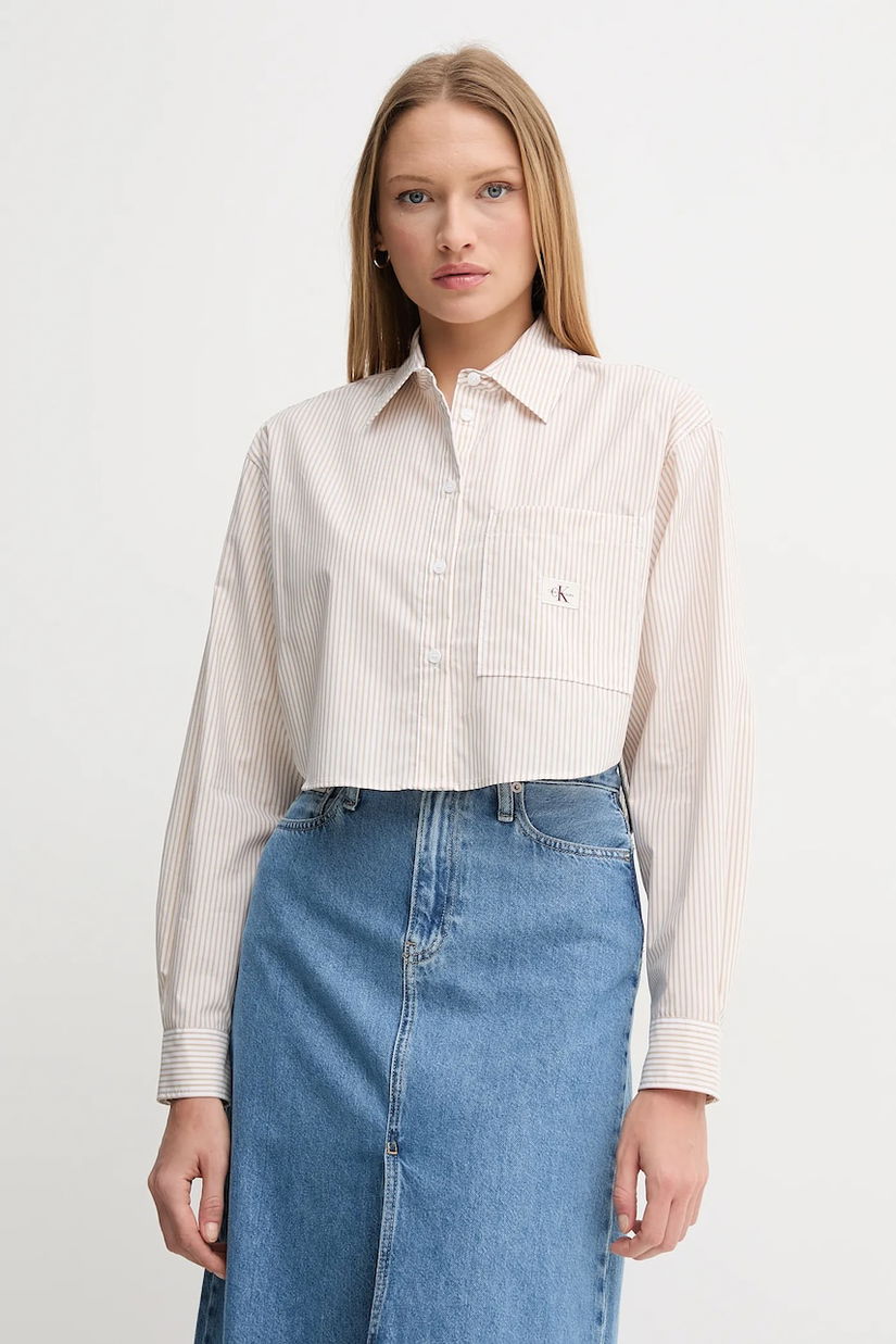 Calvin Klein Jeans camasa din bumbac