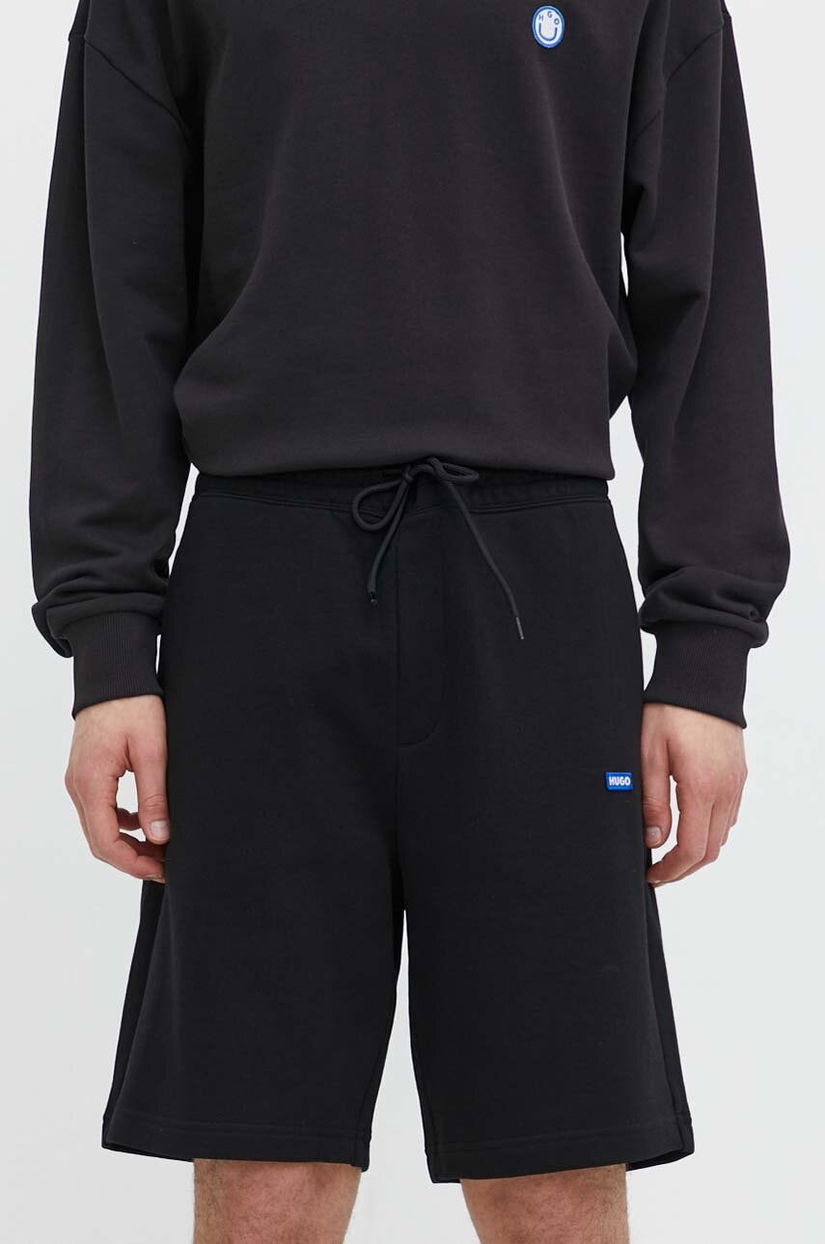 HUGO Blue pantaloni scurți din bumbac Nasensio