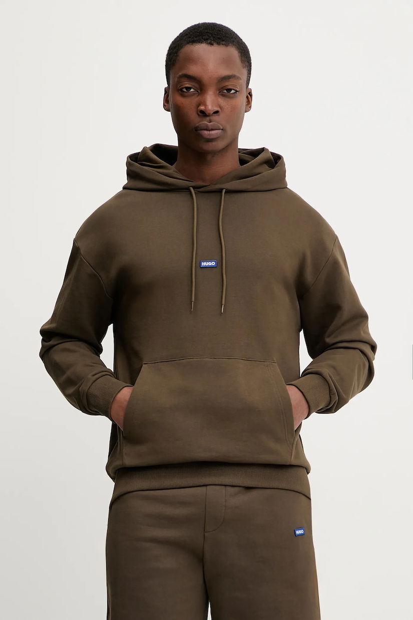 HUGO Blue hanorac de bumbac Nalonso