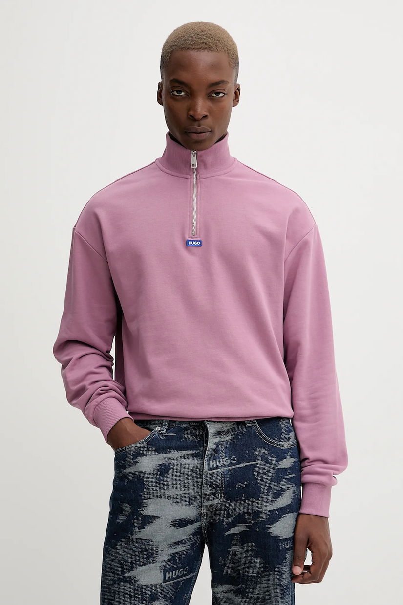 HUGO Blue hanorac de bumbac Neeler