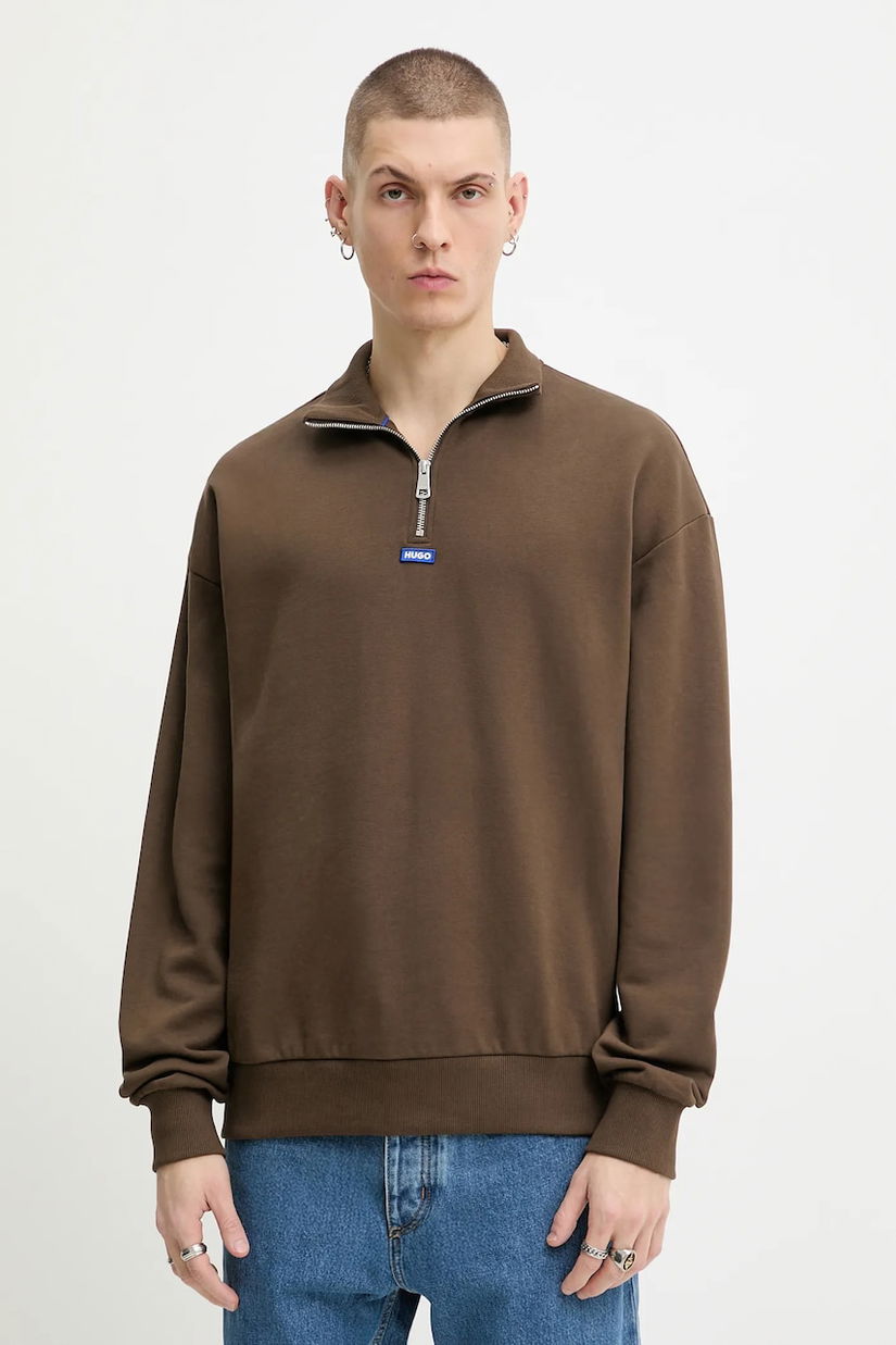 HUGO Blue hanorac de bumbac Neeler