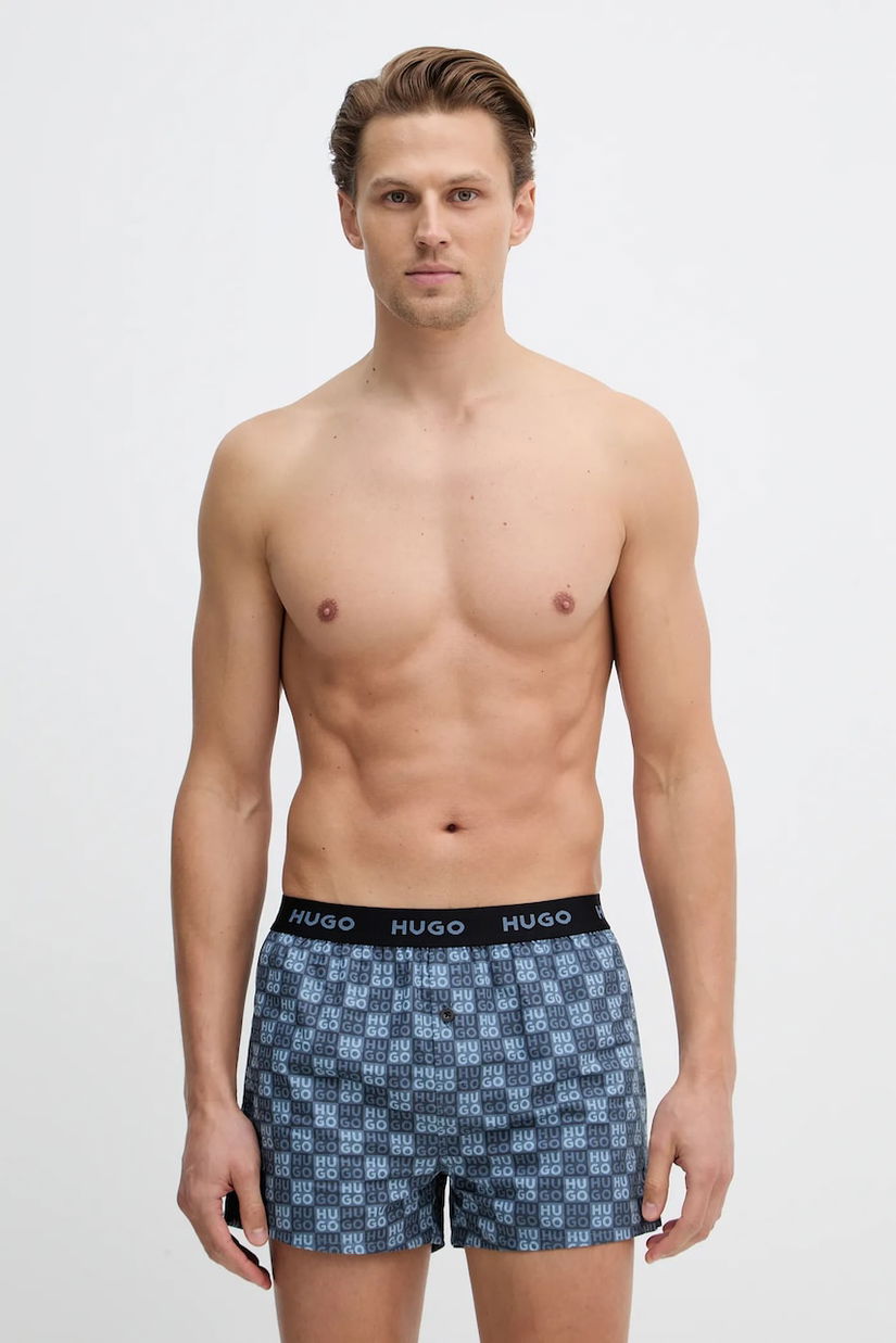 HUGO boxeri de bumbac 3-pack