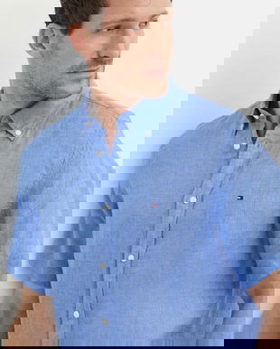 Tommy Hilfiger cămașă de in