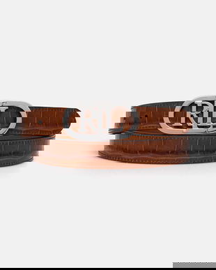 Lauren Ralph Lauren curea de piele cu doua fete