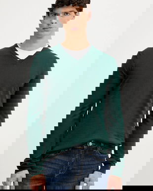 HUGO pulover de lână San Vredo-M