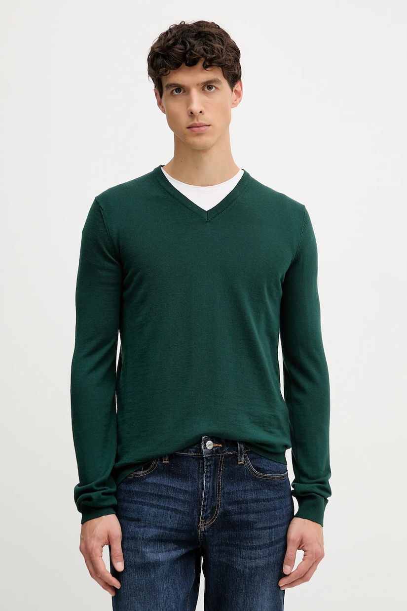 HUGO pulover de lână San Vredo-M