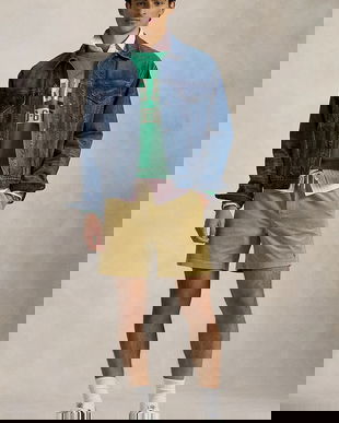 Polo Ralph Lauren pantaloni scurți din velur