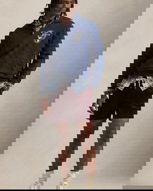 Polo Ralph Lauren pantaloni scurți din velur