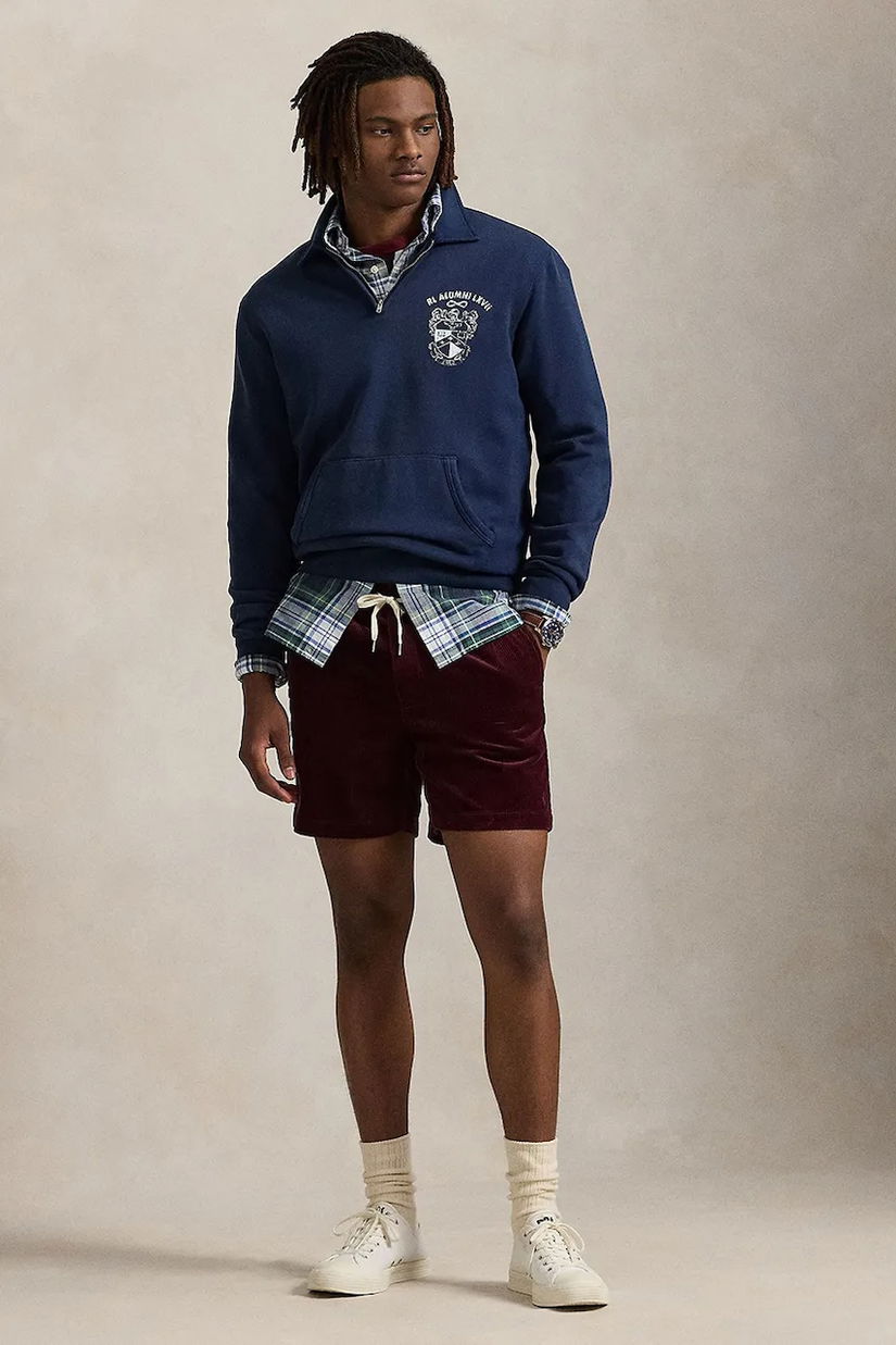 Polo Ralph Lauren pantaloni scurți din velur