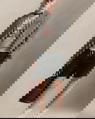 Polo Ralph Lauren pantaloni scurți din velur