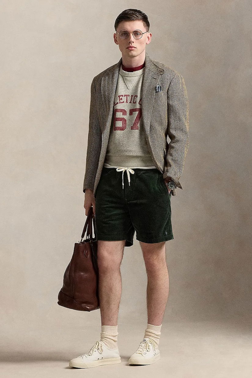 Polo Ralph Lauren pantaloni scurți din velur