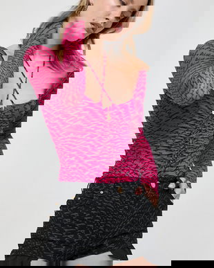 Pinko pantaloni scurti jeans