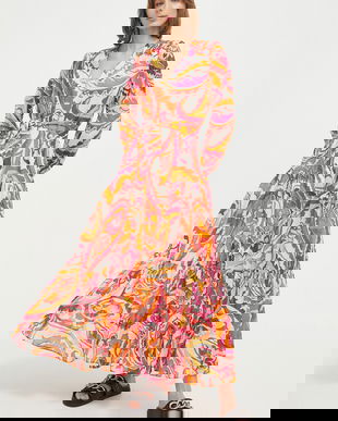 Twinset rochie din bumbac