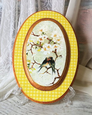 Decoratiune de primavara (mini tablou)