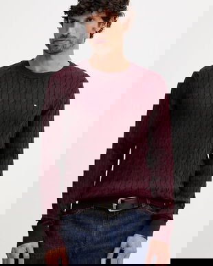 Tommy Hilfiger pulover de bumbac