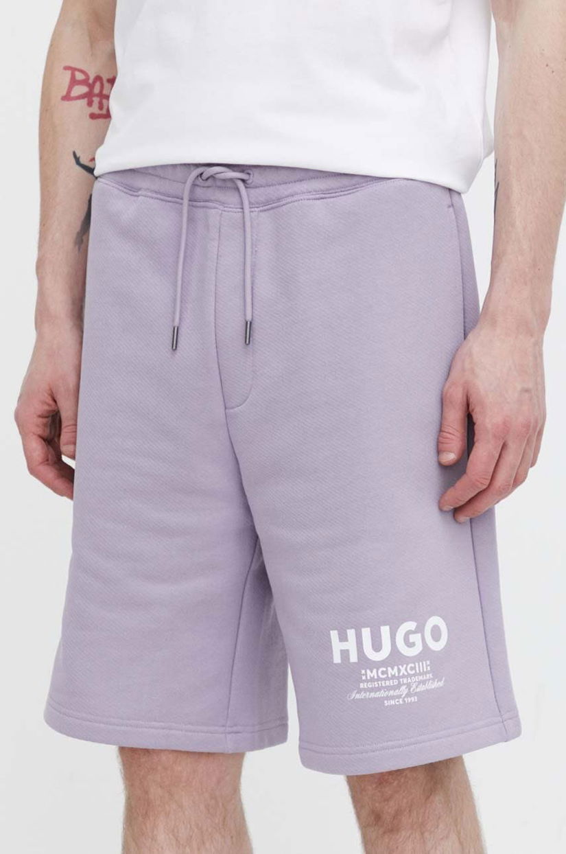 HUGO Blue pantaloni scurți din bumbac Nomario