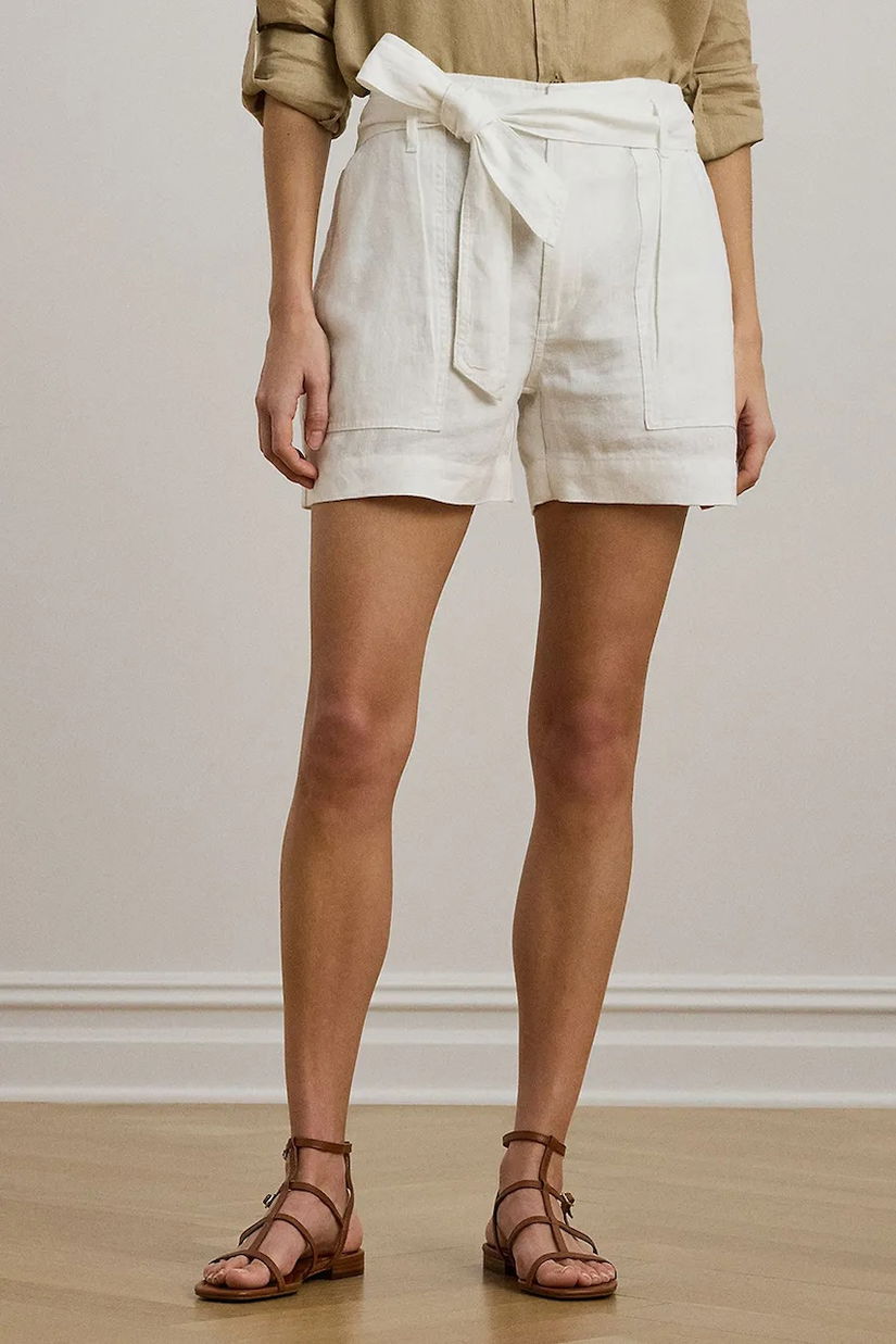 Lauren Ralph pantaloni scurți din in