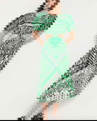 Red Valentino rochie din bumbac