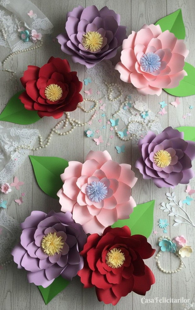 Flori decorative mari