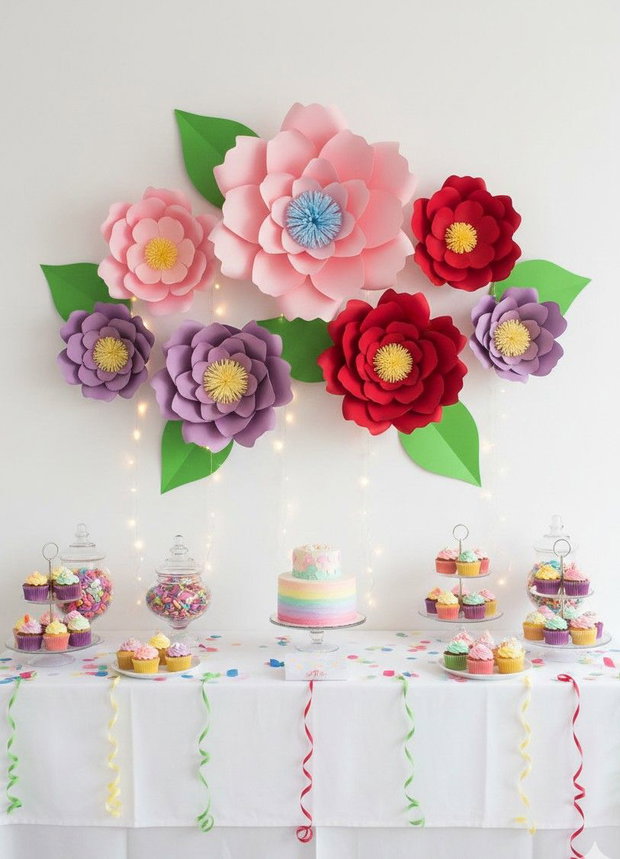 Flori decorative mari