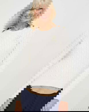 Lauren Ralph pulover de bumbac