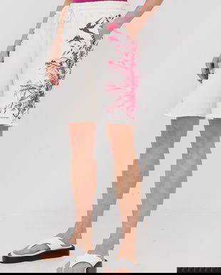 Red Valentino pantaloni scurti din bumbac