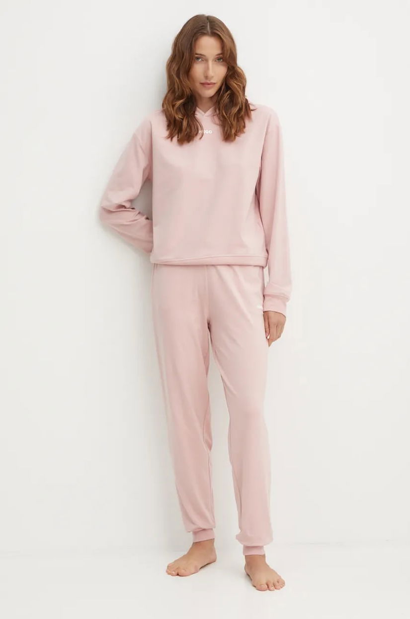 HUGO bluză lounge SHUFFLE_HOODIE