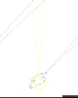 Tous colier placat cu aur PEND AU SILHOUETTE BEAR