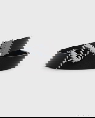 Armani Exchange curea de piele cu doua fete