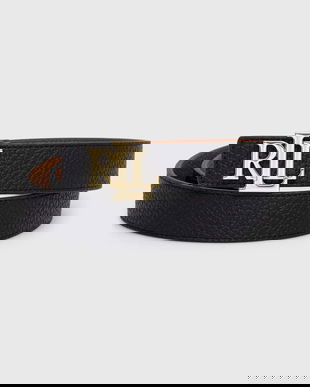 Lauren Ralph curea de piele cu două fețe