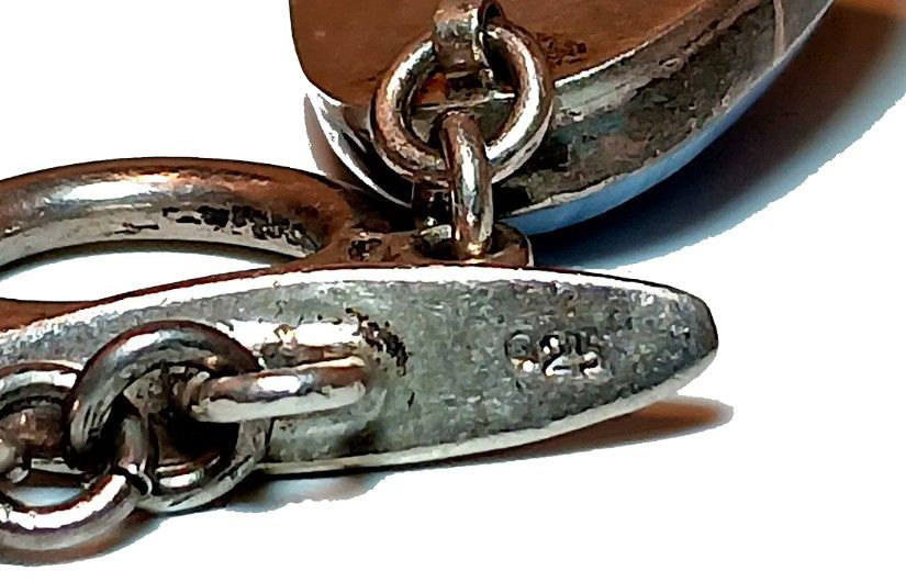 Brățară vintage artizanală superbă, realizată în Taxco, Mexic, semnată Gitlal Castillo