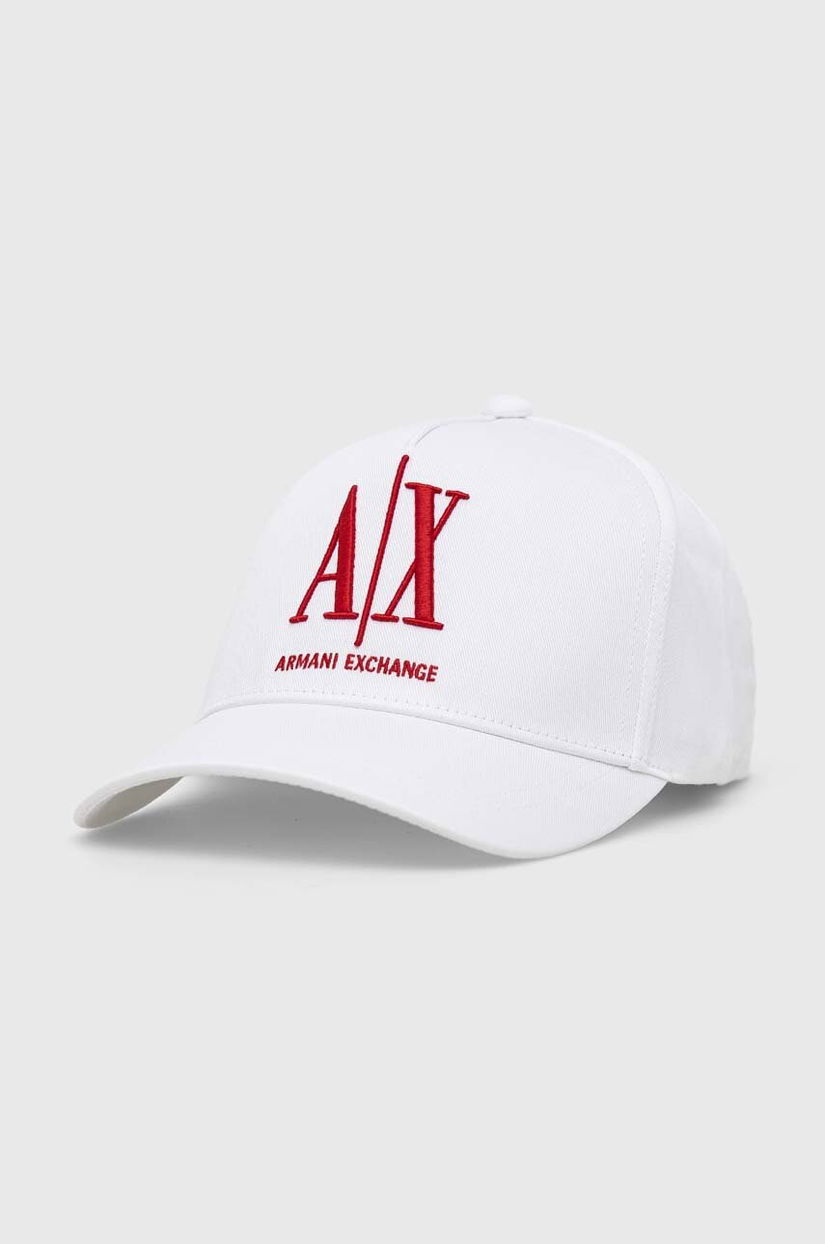Armani Exchange șapcă de baseball din bumbac