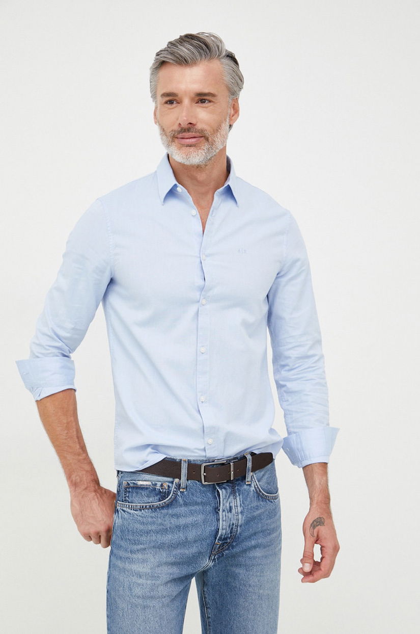 Armani Exchange camasa din bumbac