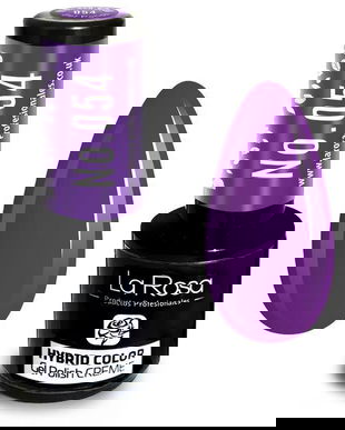 Lac de unghii La Rosa Profesionales Creme hybrid gel 054 violet, 9 ml