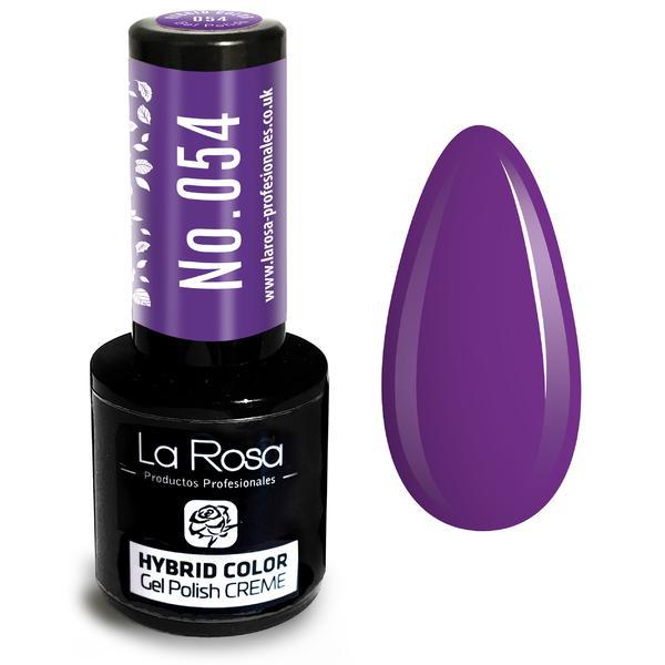 Lac de unghii La Rosa Profesionales Creme hybrid gel 054 violet, 9 ml