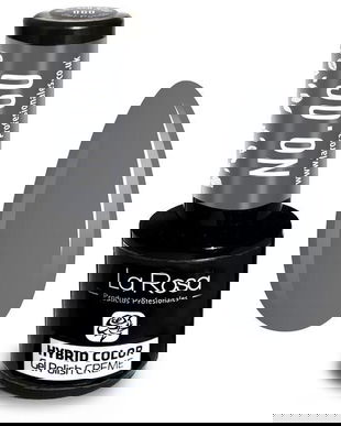 Lac de unghii La Rosa Profesionales Creme hybrid gel 060 dark grey, 9 ml