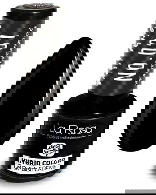 Lac de unghii La Rosa Profesionales Creme hybrid gel 031 black, 9 ml