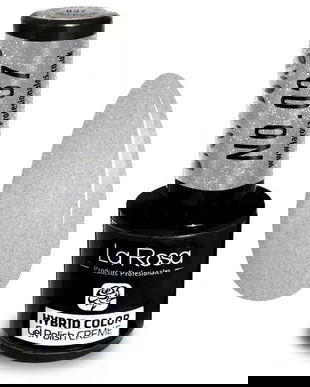 Lac de unghii La Rosa Profesionales Creme hybrid gel 037 silver, 9 ml