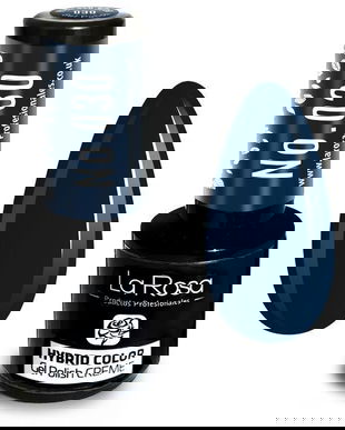 Lac de unghii La Rosa Profesionales Creme hybrid gel 030 prussian blue, 9 ml