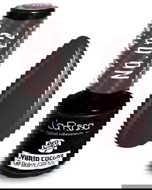 Lac de unghii La Rosa Profesionales Creme hybrid gel 022 plum, 9 ml