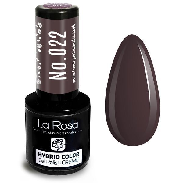 Lac de unghii La Rosa Profesionales Creme hybrid gel 022 plum, 9 ml