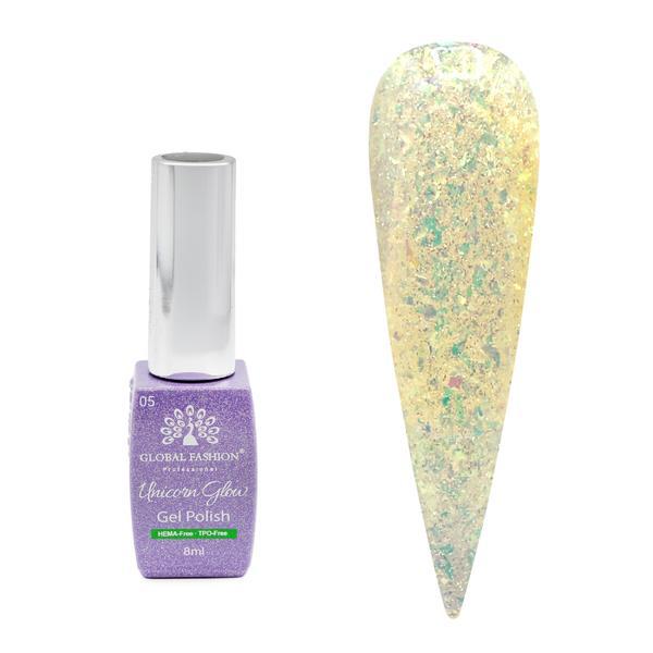 Ojă semipermanentă Unicorn Glow 8 ml, 05