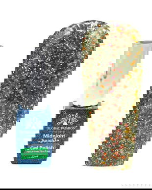 Ojă semipermanentă Midnight sparkle 8 ml, 12