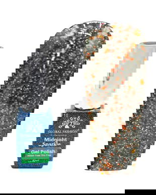 Ojă semipermanentă Midnight sparkle 8 ml, 10