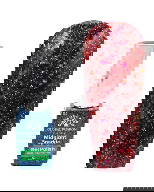 Ojă semipermanentă Midnight sparkle 8 ml, 04